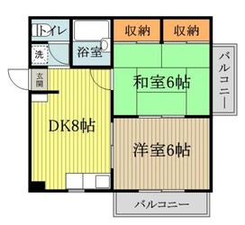 第２国森ハウスの物件間取画像